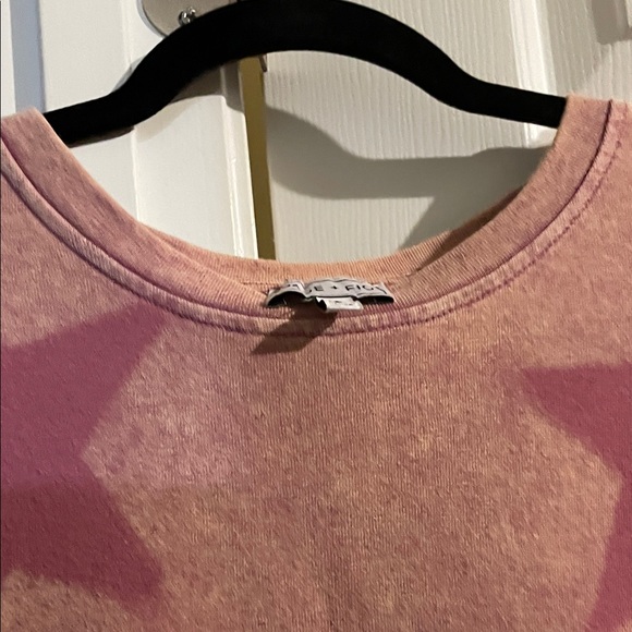 Sage & Fig Star Patterned Pink and Orange Sweatshirt Dress - Picture 7 of 12